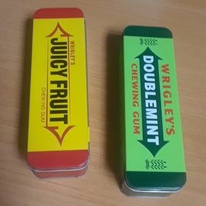 Vintage Wrigley's Gum tins